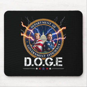 Tapis De Souris Ministère De L'Efficacité Gouvernementale Doge Tru