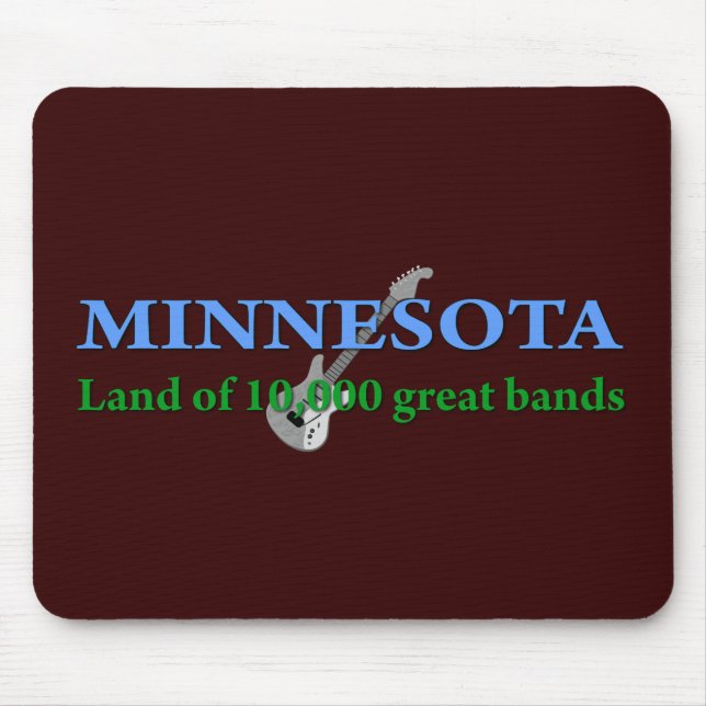 Tapis De Souris Minnesota - Terre de 10 000 bandes (Devant)