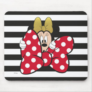 Tapis De Souris Minnie Cravate de fond