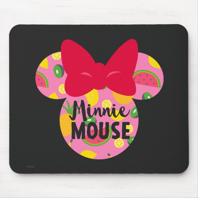 Tapis De Souris Minnie | Logo Minnie Tropical (Devant)