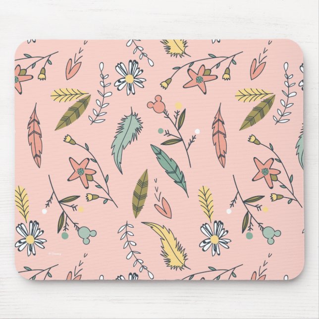 Tapis De Souris Minnie | MOTIF FLEUR SAUVAGE (Devant)