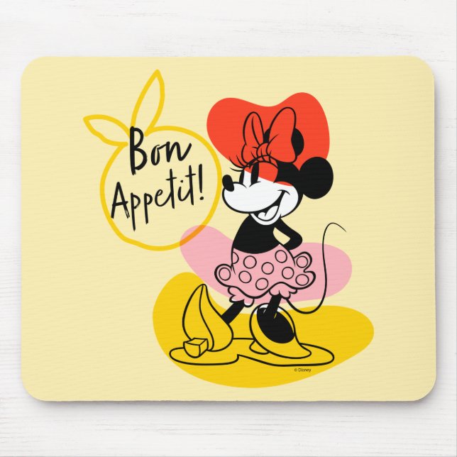Tapis De Souris Minnie Mouse | Bon Appetit ! (Devant)