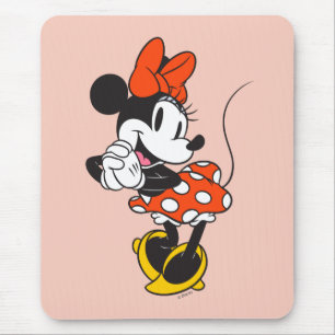 Tapis De Souris Minnie Mouse Classique Pose les Mains Croisées