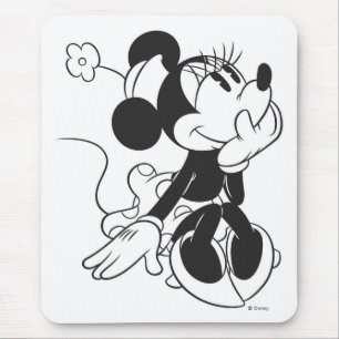 Tapis De Souris Minnie noir et blanc