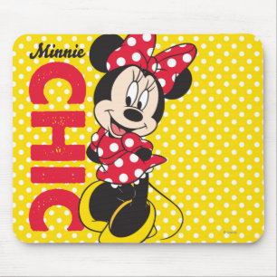 Tapis De Souris Minnie Rouge Chic