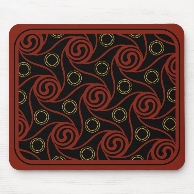 Tapis De Souris Minoan Labyrinthe Spiral Mousepad (Devant)