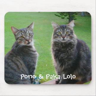 Tapis De Souris Minous Pono et Paka Lolo