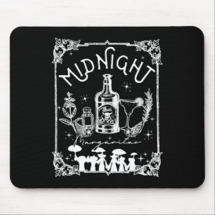 Tapis De Souris Minuit Margaritas Pratique Magie Tee Halloween