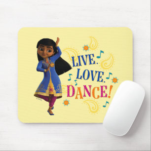 Tapis De Souris Mira Vivez. L'amour. Danse !