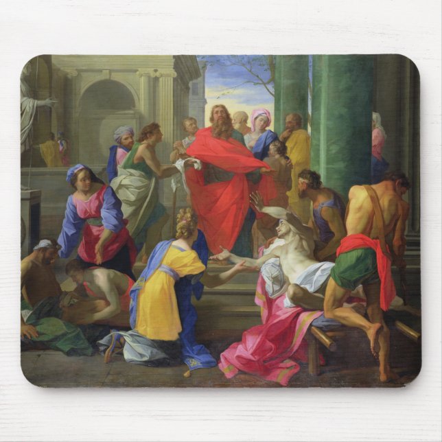 Tapis De Souris Miracles de St Paul chez Ephesus, 1693 (Devant)