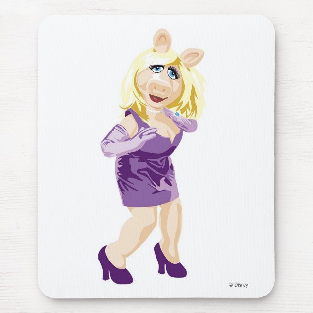Tapis De Souris Miss Piggy Disney, Muppets (Devant)