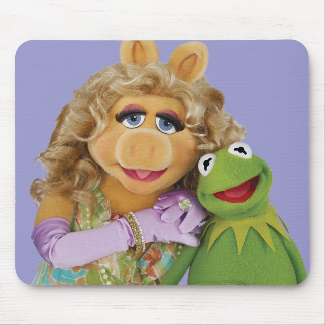 Tapis De Souris Miss Piggy et Kermit (Devant)