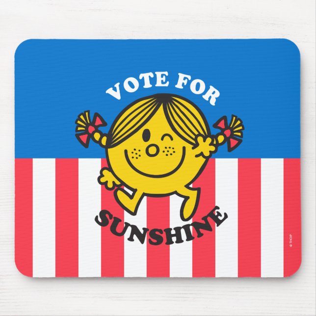 Tapis De Souris Miss Sunshine "Votez pour Sunshine" (Devant)
