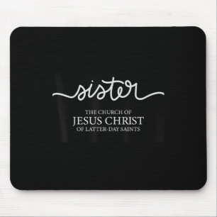 Tapis De Souris Missionnaire de sœur drôle de l'Église de Jésus-Ch