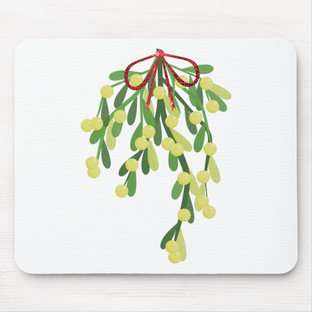 Tapis De Souris mistletoe rouge (Devant)