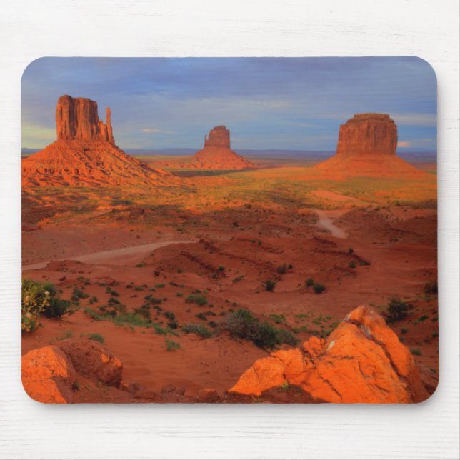 Tapis De Souris Mittens, vallée du Monument, AZ (Devant)