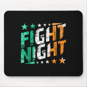 Tapis De Souris Mixed martial art De Boxe De Nuit Ou Fan De Boxe À