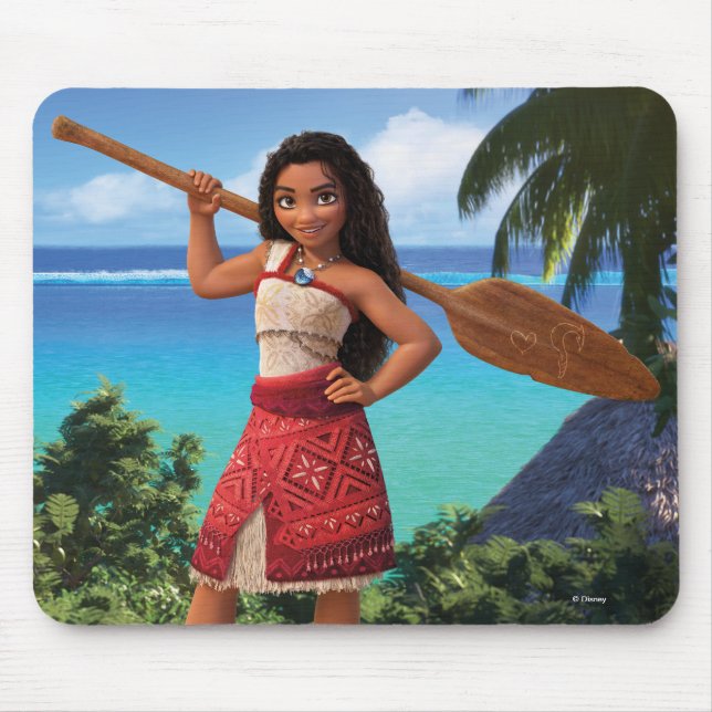 Tapis De Souris Moana est née au voyage (Devant)