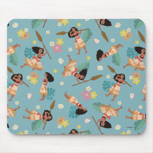 Tapis De Souris Moana | Modèle floral (Devant)