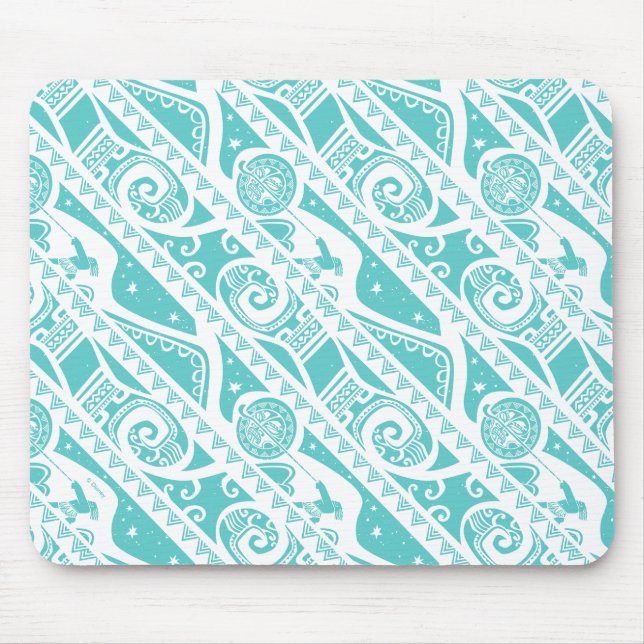 Tapis De Souris Moana | MOTIF TURQUOISE (Devant)