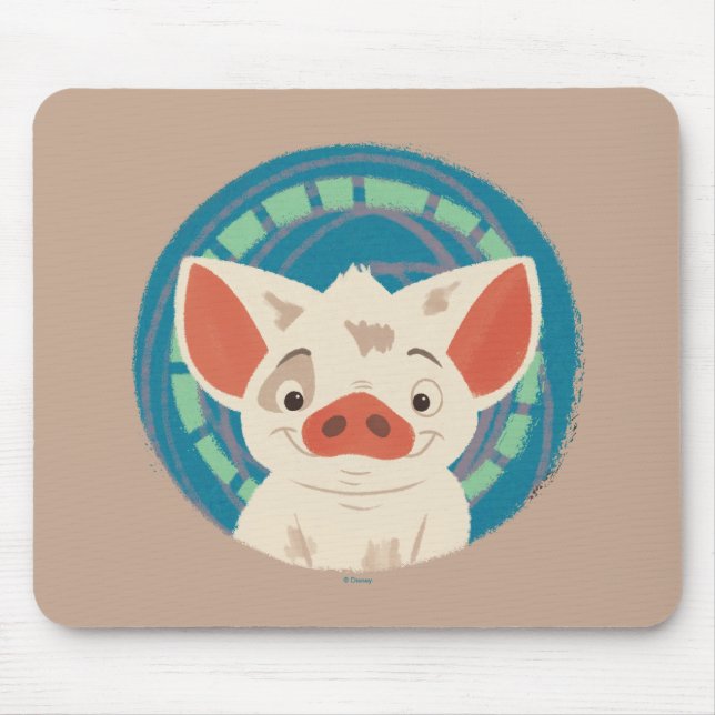 Tapis De Souris Moana | Pua Le Cochon (Devant)