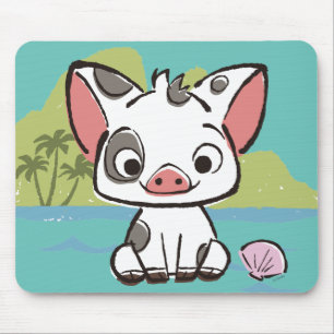 Tapis De Souris Moana Pua Le Cochon À Voie De Pot