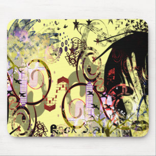 Tapis De Souris Mode Diva tourbillonné