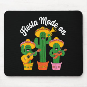 Tapis De Souris Mode fiesta cactus band cinco de mayo drôle mexica