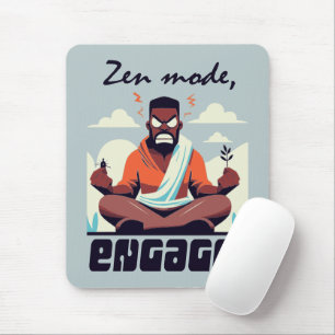 Tapis De Souris Mode zen, engagez-vous ! ⚡ Adulte est un Glitch