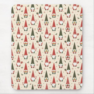 Tapis De Souris Modèle de fête de gnome de Noël
