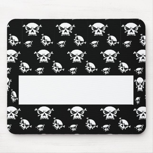 Tapis De Souris Modèle de plusieurs crânes (Devant)