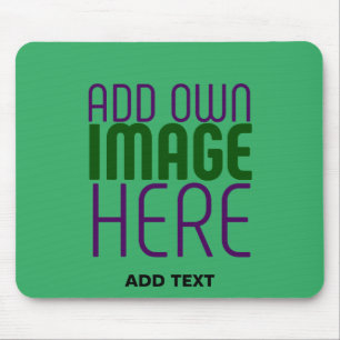 TAPIS DE SOURIS MODELE DE TEXTE D'IMAGE VERT ÉMERAUDE ÉDITABLE MOD