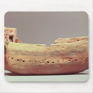 Tapis De Souris Modèle d'un bateau avec une haute plate-forme de