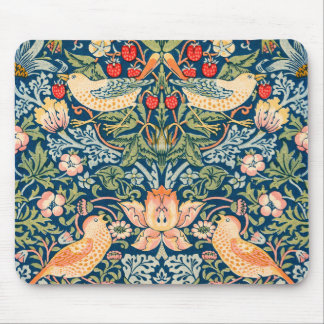 Tapis De Souris Modèle floral de William Morris Strawberry Thief