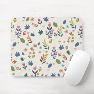 Tapis De Souris Modèle floral minimaliste