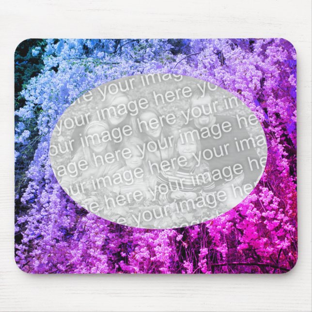 Tapis De Souris Modèle photo floral en fleurs printanières (Devant)