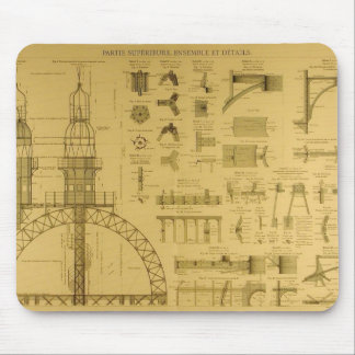 Tapis De Souris Modèles de Tour Eiffel