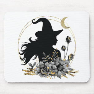 Tapis De Souris Modern contemporary Halloween witch