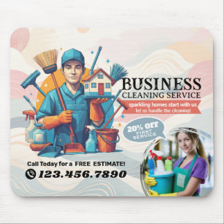 Tapis De Souris Modern House Cleaning Maid Service Housekeeping