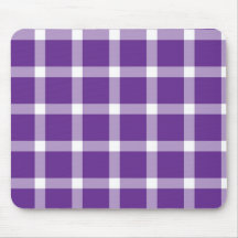 Modern Purple and White Gingham Checkered Pattern