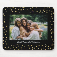 Moderne Best Friends BFF Besoins Photo Black Gold 