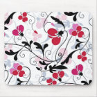 Tapis de souris moderne de conception florale -
