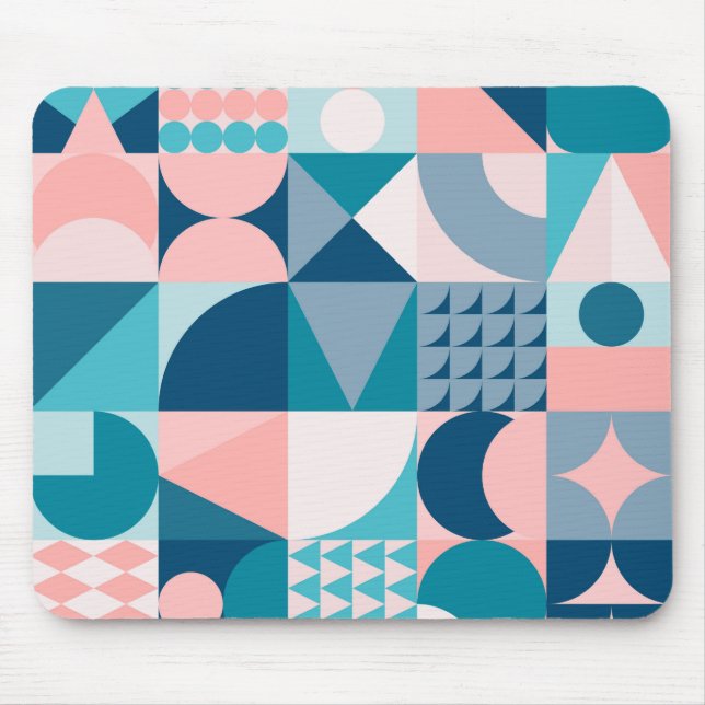 Tapis De Souris Moderne du milieu du siècle (Devant)