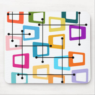 Tapis De Souris Moderne du milieu du siècle atomique