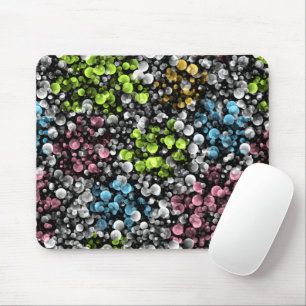 Tapis De Souris Moderne Funky coloré Pois Motif rétro