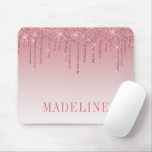 Moderne Pailleté Rose Poussiéreux à la Mode