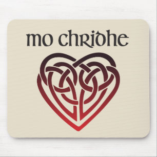 Tapis De Souris MOIS Chridhe - mon coeur en gaélique écossais