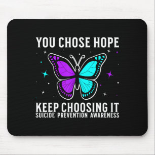 Tapis De Souris Mois de la sensibilisation au soutien et à la prév