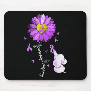 Tapis De Souris Mois de la sensibilisation aux surdoses Ruban de t
