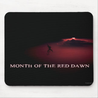 Tapis De Souris Mois de l'aube rouge - janvier - Cedric